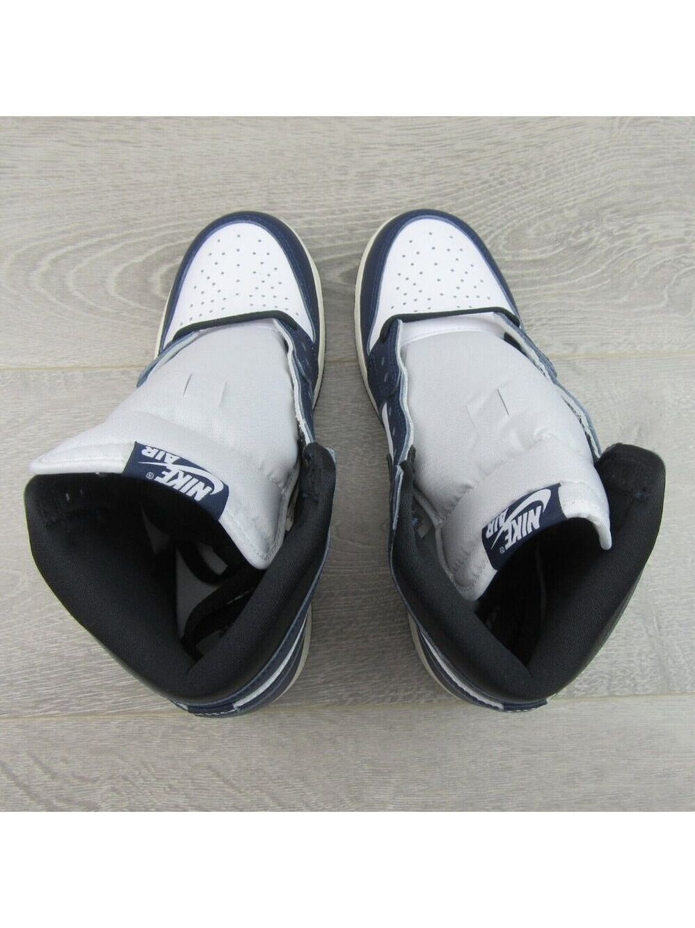 Air Jordan 1 Retro High OG "Midnight Navy" Sneakers GS Size 7Y NEW - Picture 9 of 14